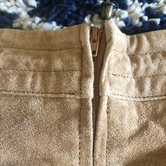 Wilsons NWT Leather Maxima Tan Short Skirt 10 - Picture 6 of 9